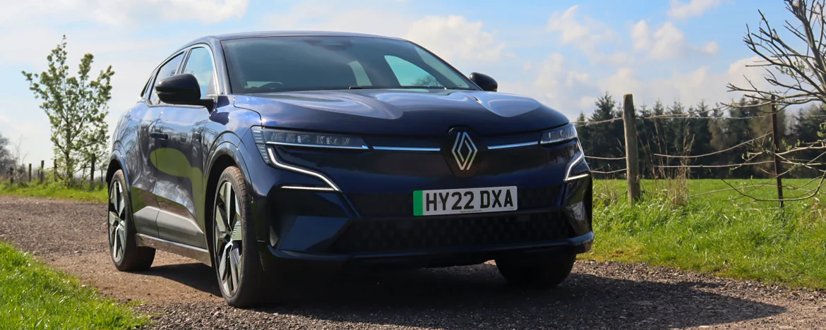 Front profile of the 2023 Renault Megane E-Tech