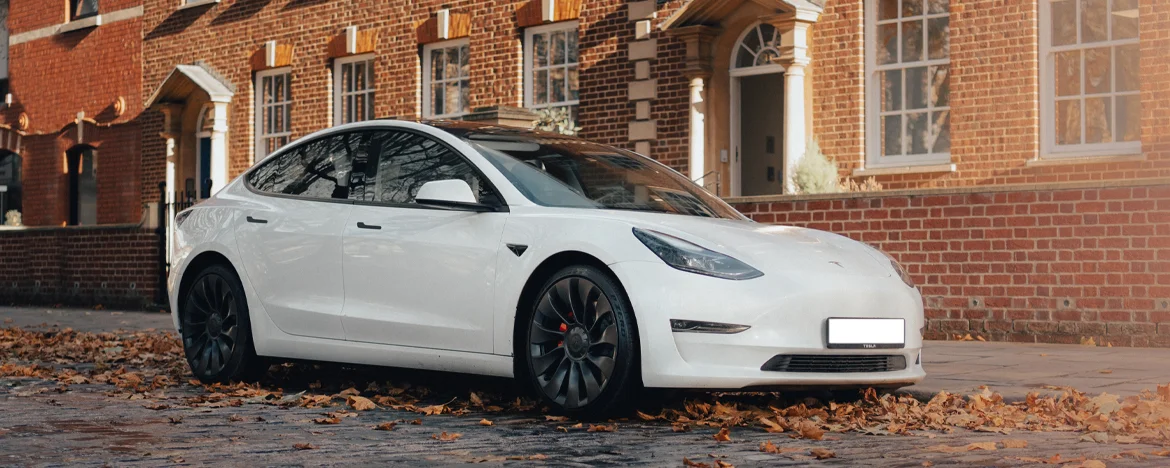 Tesla Model 3 Performance parked