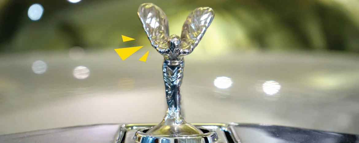 Rolls Royce hood ornament 