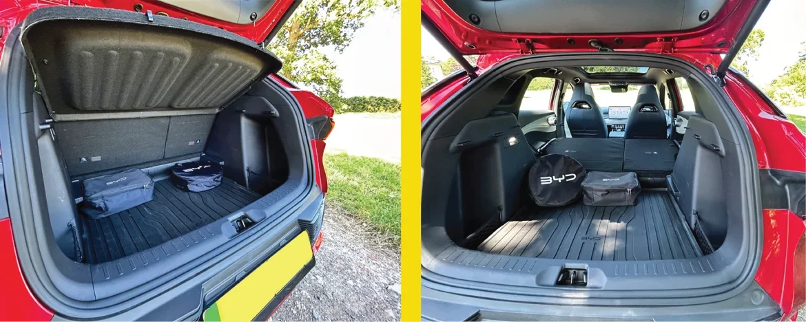 BYD ATTO 3 boot