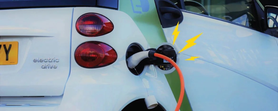 Car on charge