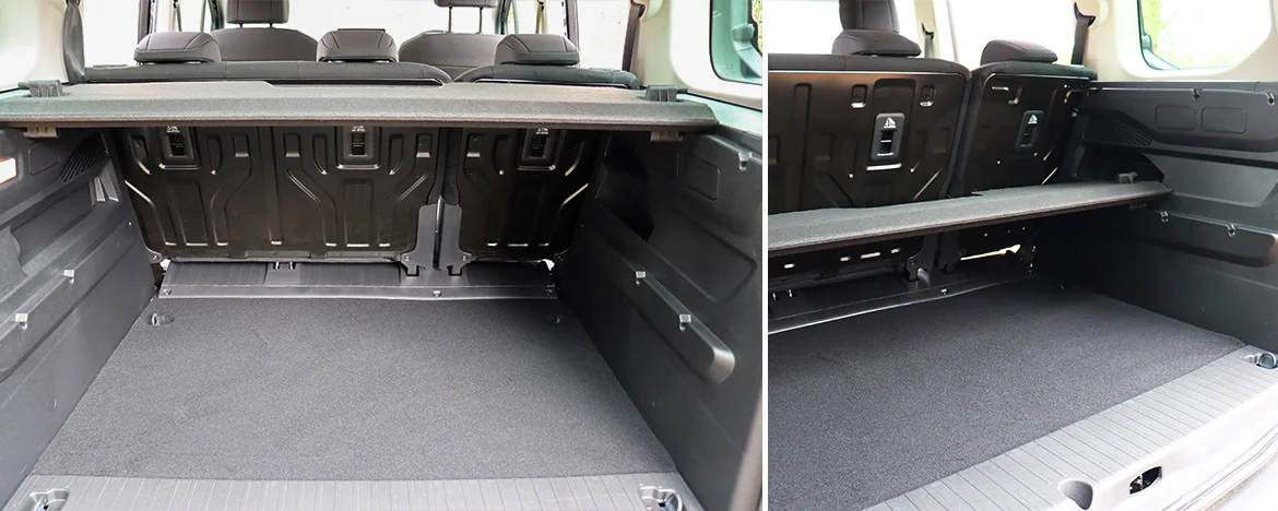 Citroen Berlingo flexible boot space