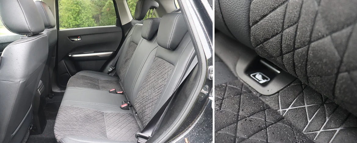 Suzuki Vitara seats and isofix points