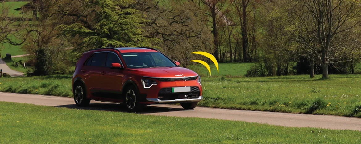 Kia Niro driving