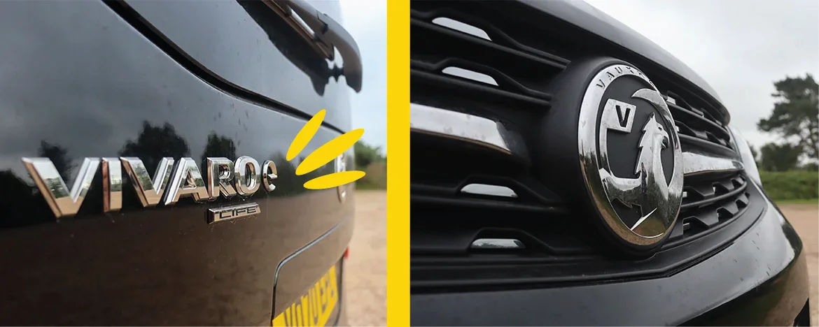 Vauxhall Vivaro-e Life badge