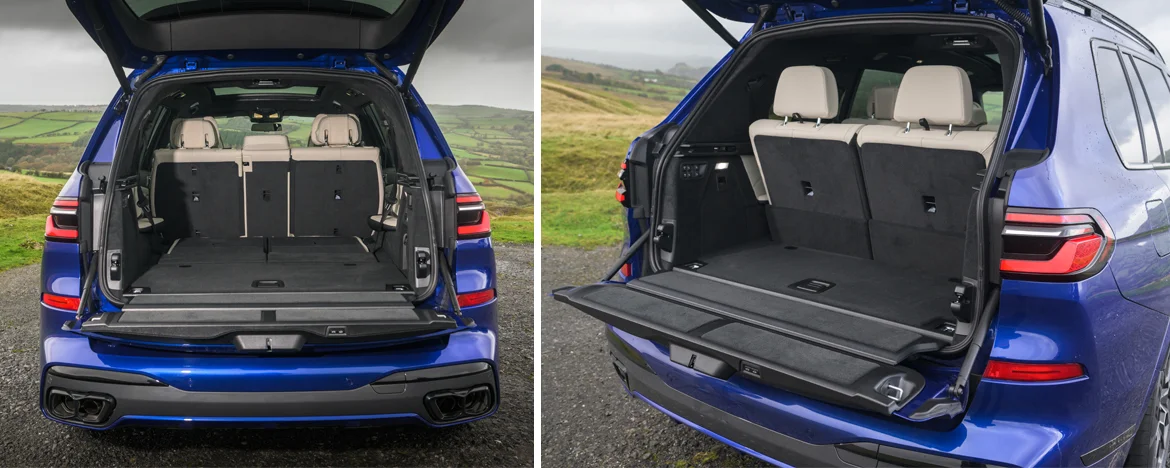 BMW X7 boot space