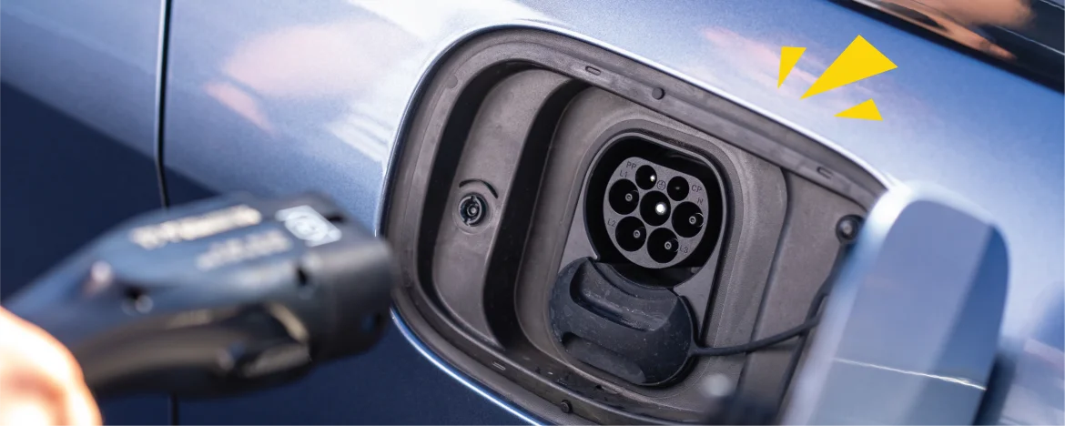 BYD DOLPHIN charging port