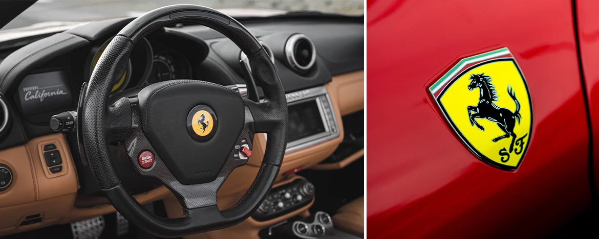 Ferrari steering wheel