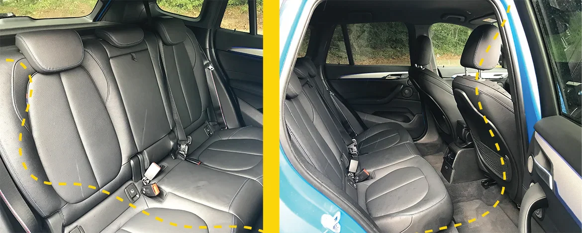 BMX X1 back seats