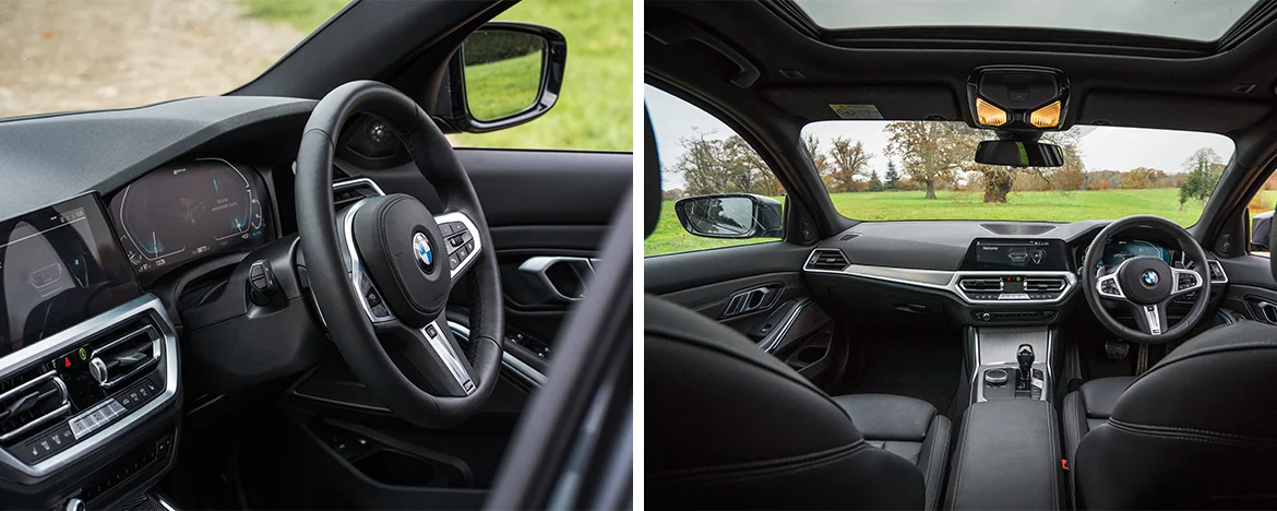 BMW 330e interior design