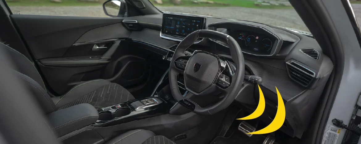 Peugeot 2008 drivers seat