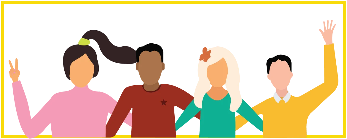Graphic of people