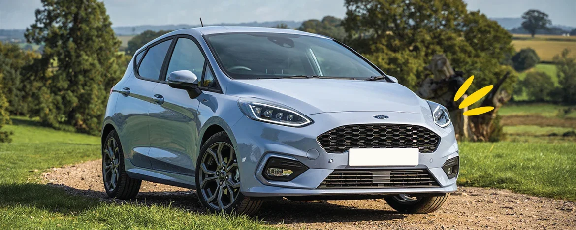 Ford Fiesta ST-Line parked up