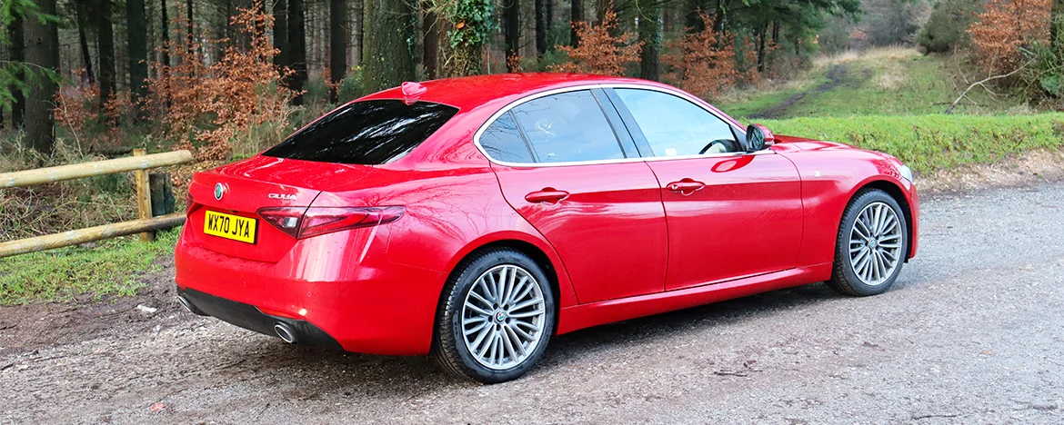 Giulia rear side view