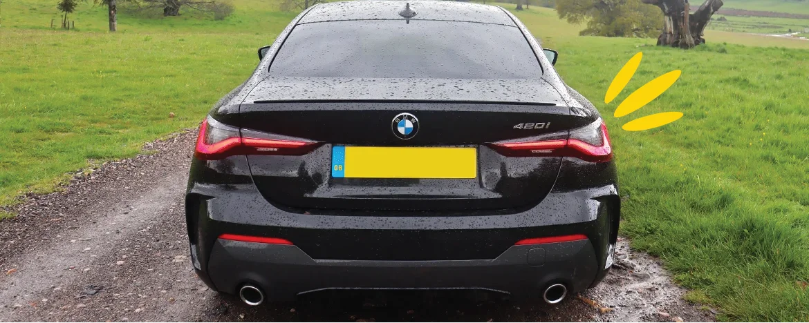 BMW 4 Series rear