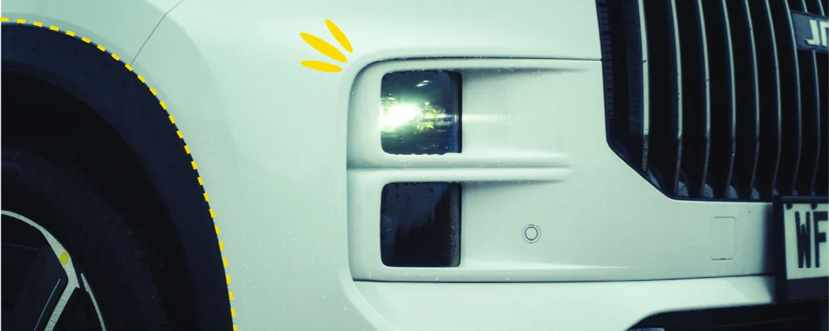 Air vents around headlights on the Jaecoo 7