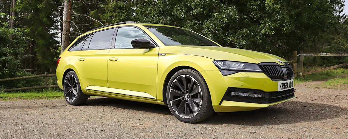 Skoda Superb Estate Parked