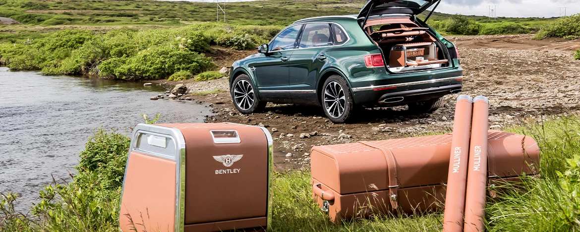 Bentley Bentayga mulliner fly fishing accessories