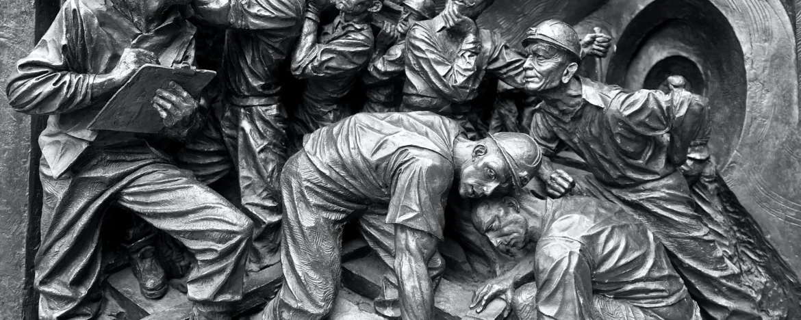 Statue of miners