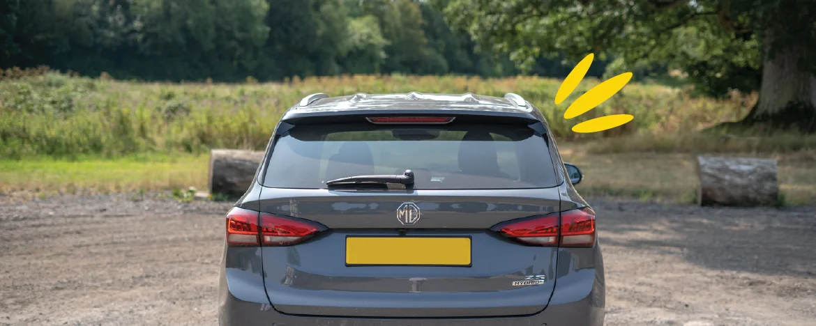 MG ZS rear
