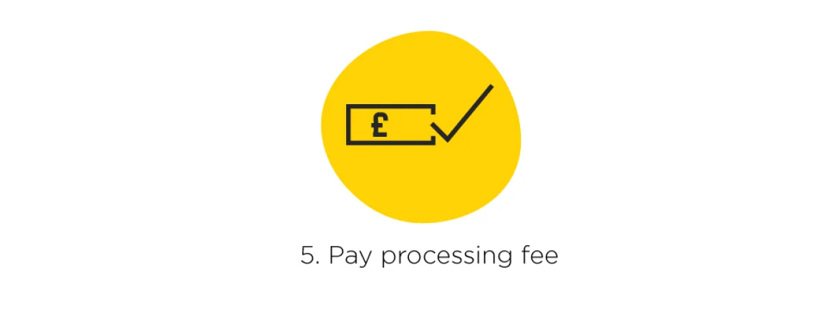 Pay processing fee 