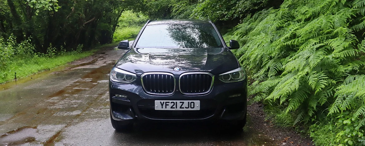 BMW X3 parked