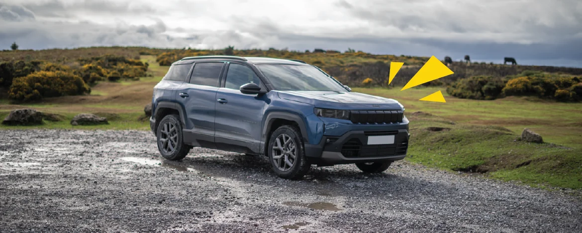Jeep Compass parked up