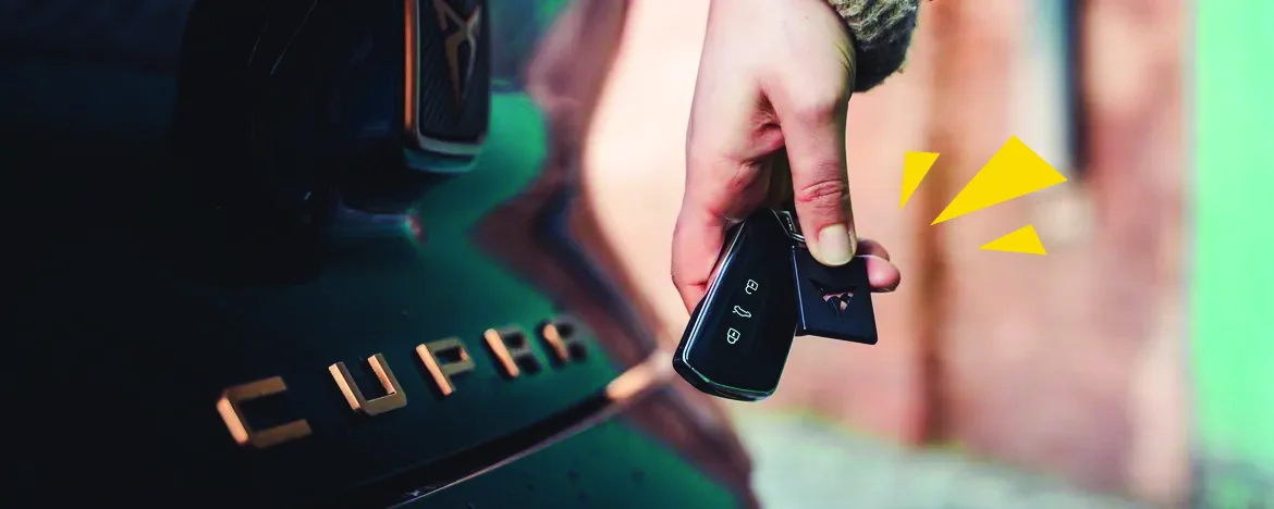 CUPRA Born and key