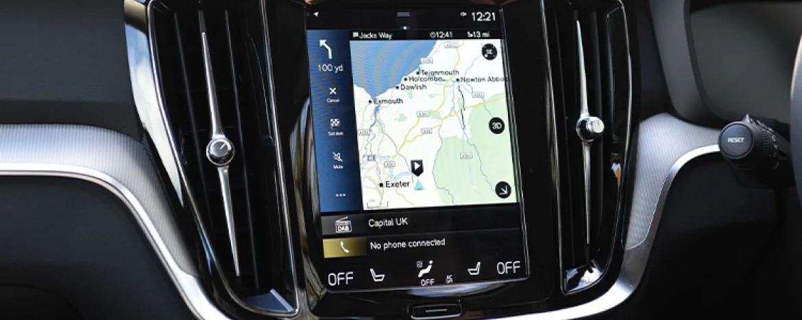 volvo s60 central touch screen