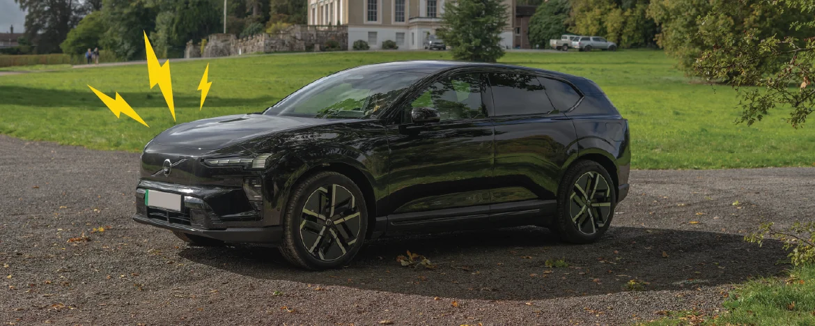 Volvo EX60 parked up