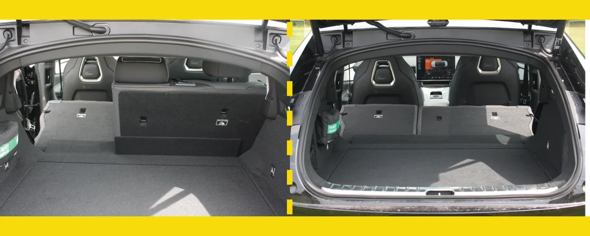 Boot space of Polestar 4