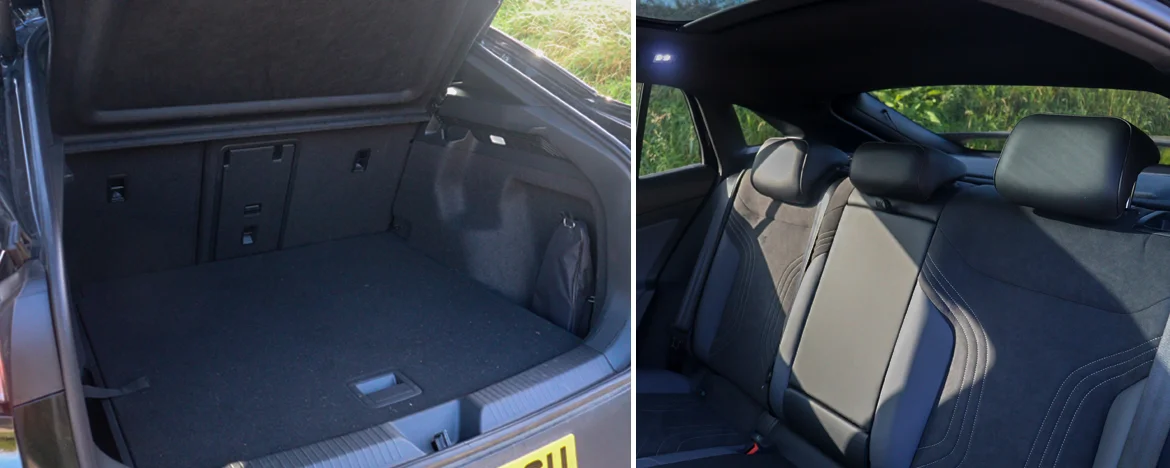 Volkswagen ID.5 boot space and rear seats