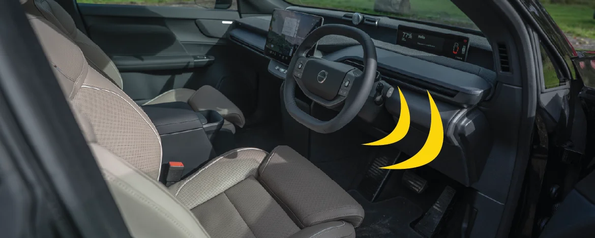 Volvo EX60 driver's seat
