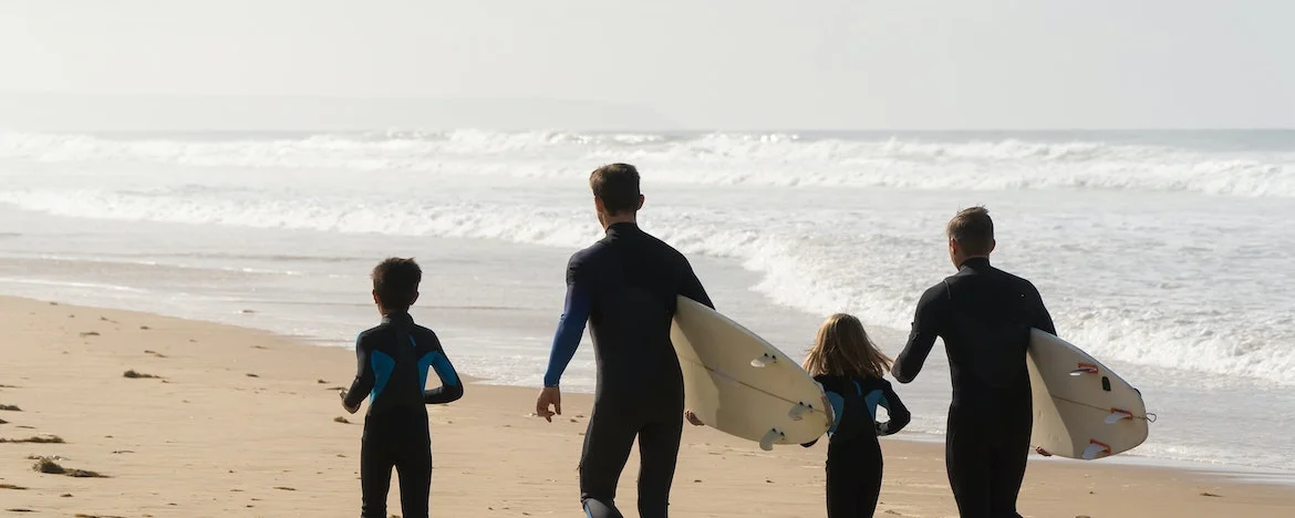 Family of surfers