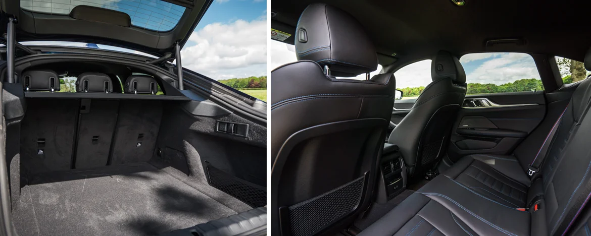 BMW i4 rear seats