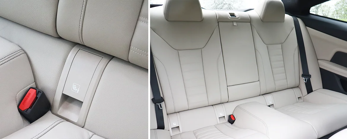 4 Series Coupe Rear Seats