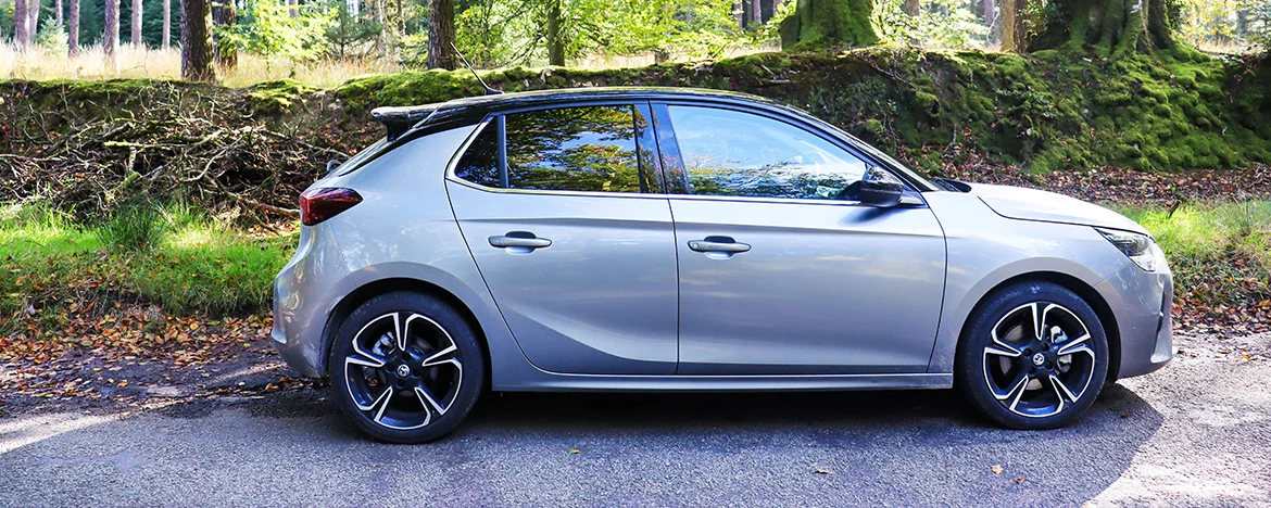 Vauxhall Corsa side view