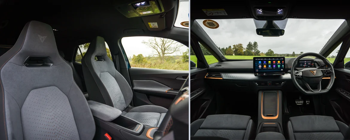 Cupra Born cabin space