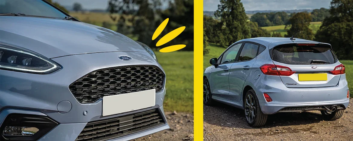 Ford Fiesta ST-Line front and rear details