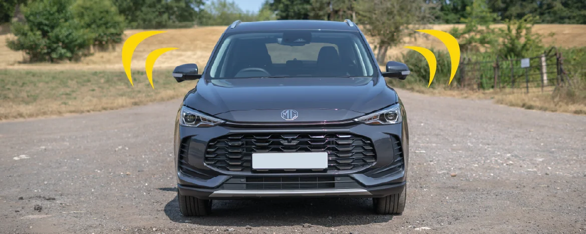 MG ZS front
