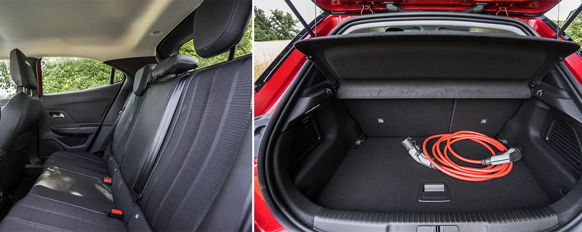 Vauxhall Mokka-e boot space