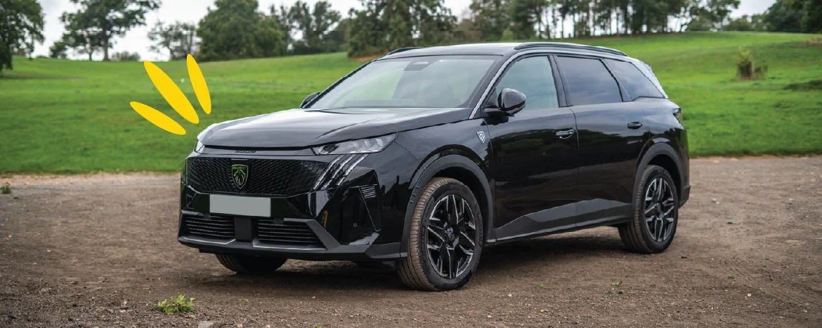 Peugeot 5008 parked