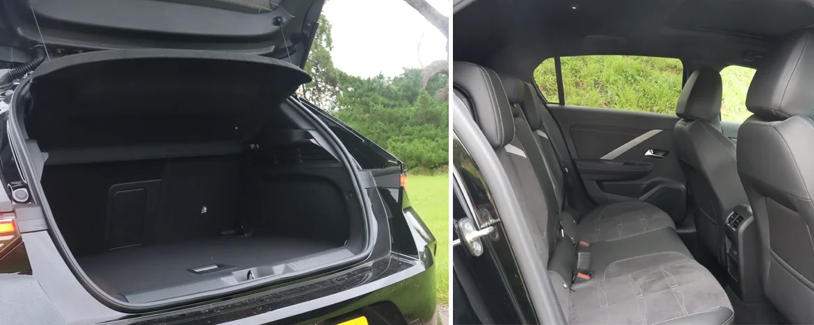 Vauxhall Astra boot space