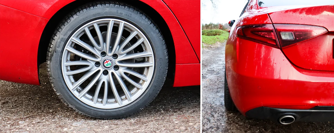 Giulia wheels and rear