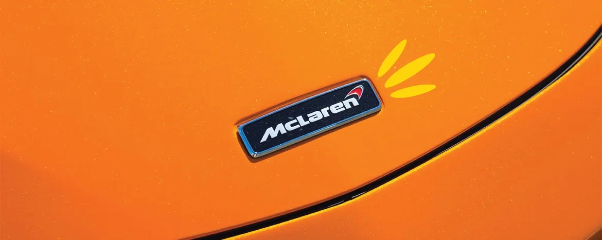 McLaren badge