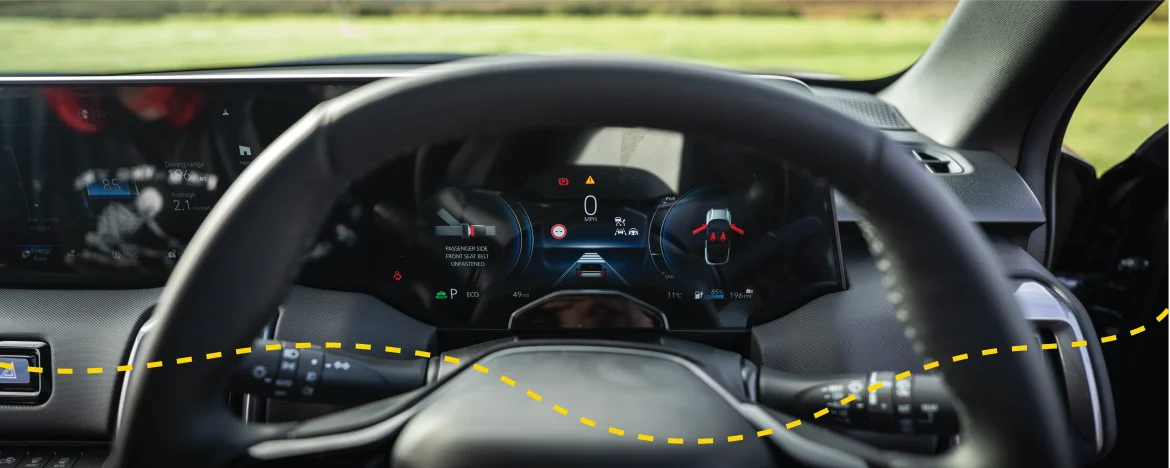 Suzuki e Vitara steering wheel