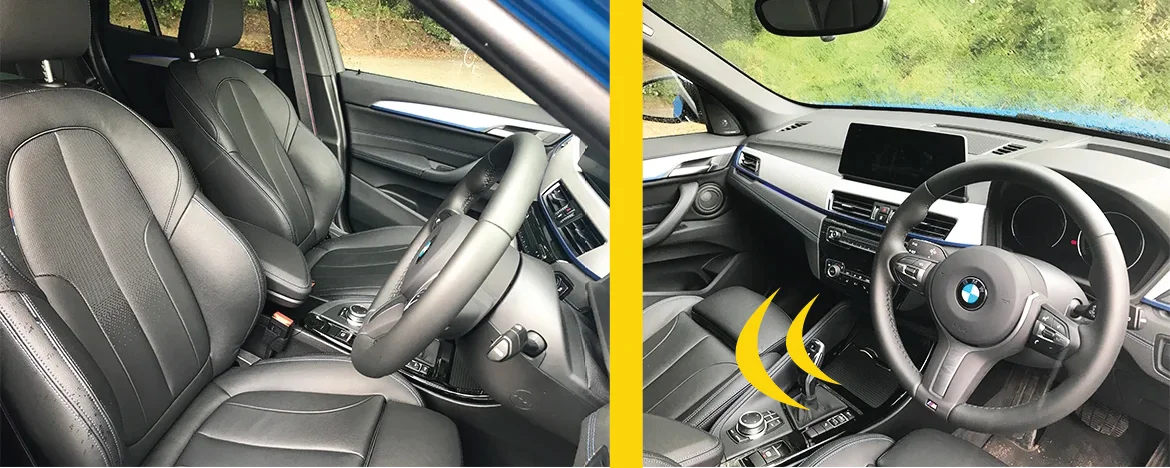 BMX X1 front seats