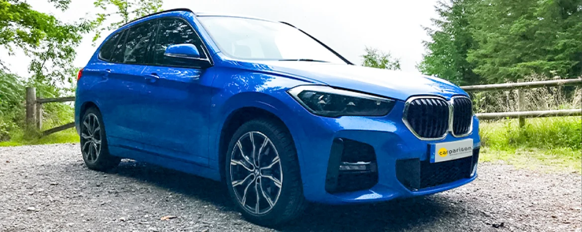 bmw blue car lease