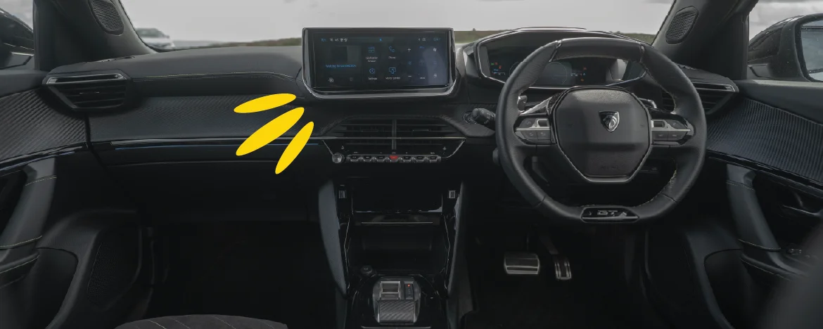 Peugeot 2008 front interior