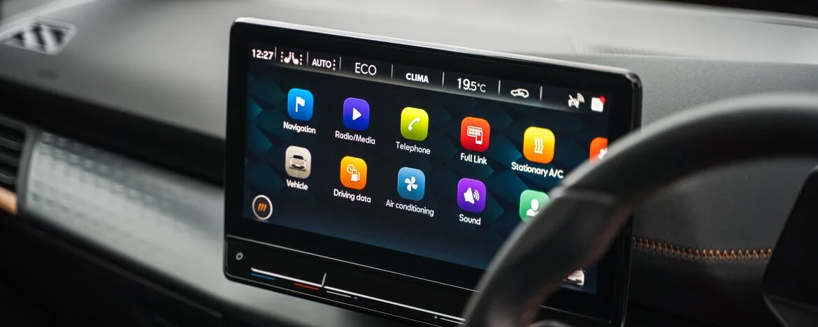 Cupra Born touchscreen